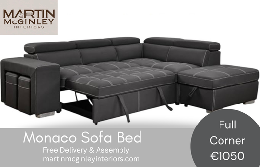 Monaco Sofa Bed Corner Sofa Range Grey