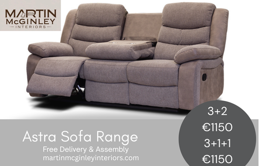 Astra Sofa Range 3+2 Biscuit