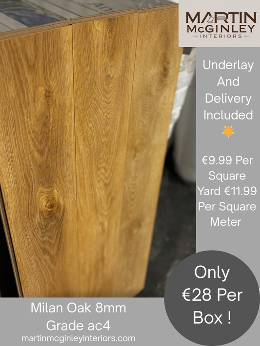 Milan Laminated Flooring 8mm