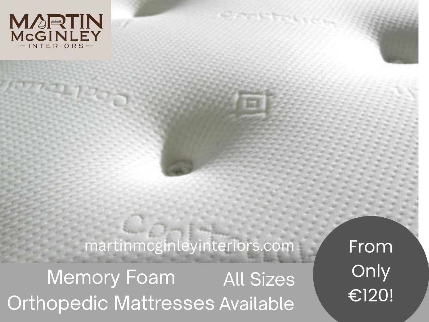 Memory Foam Orthopedic 1500 Pocket Spring Mattresses