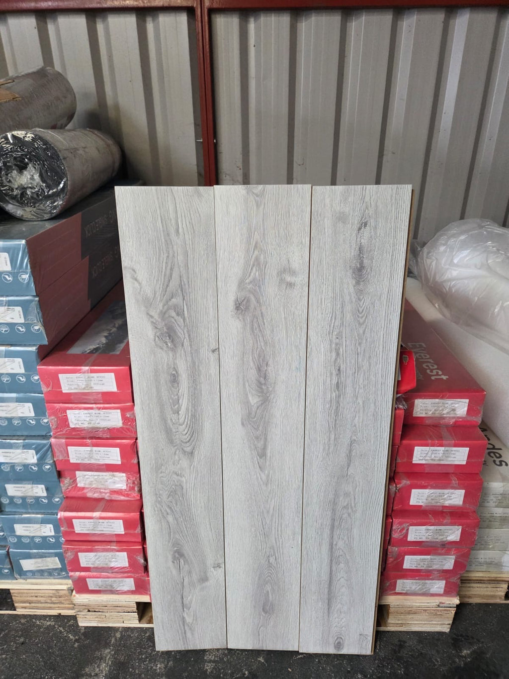 Miami Grey Matt 12mm Laminated Flooring