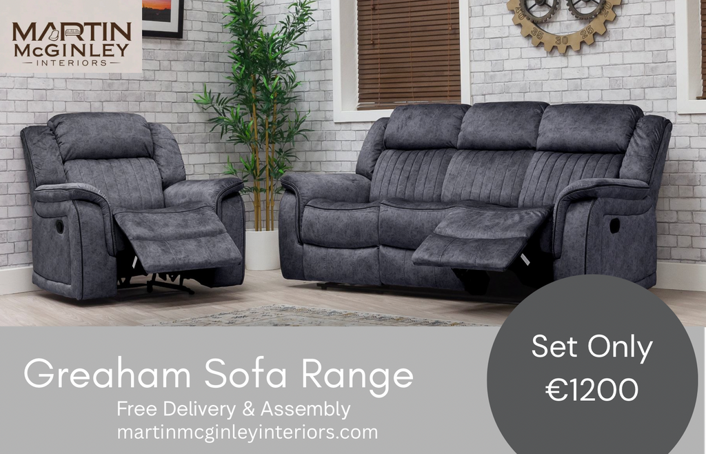 Gresham Sofa Range 3+1+1 Grey