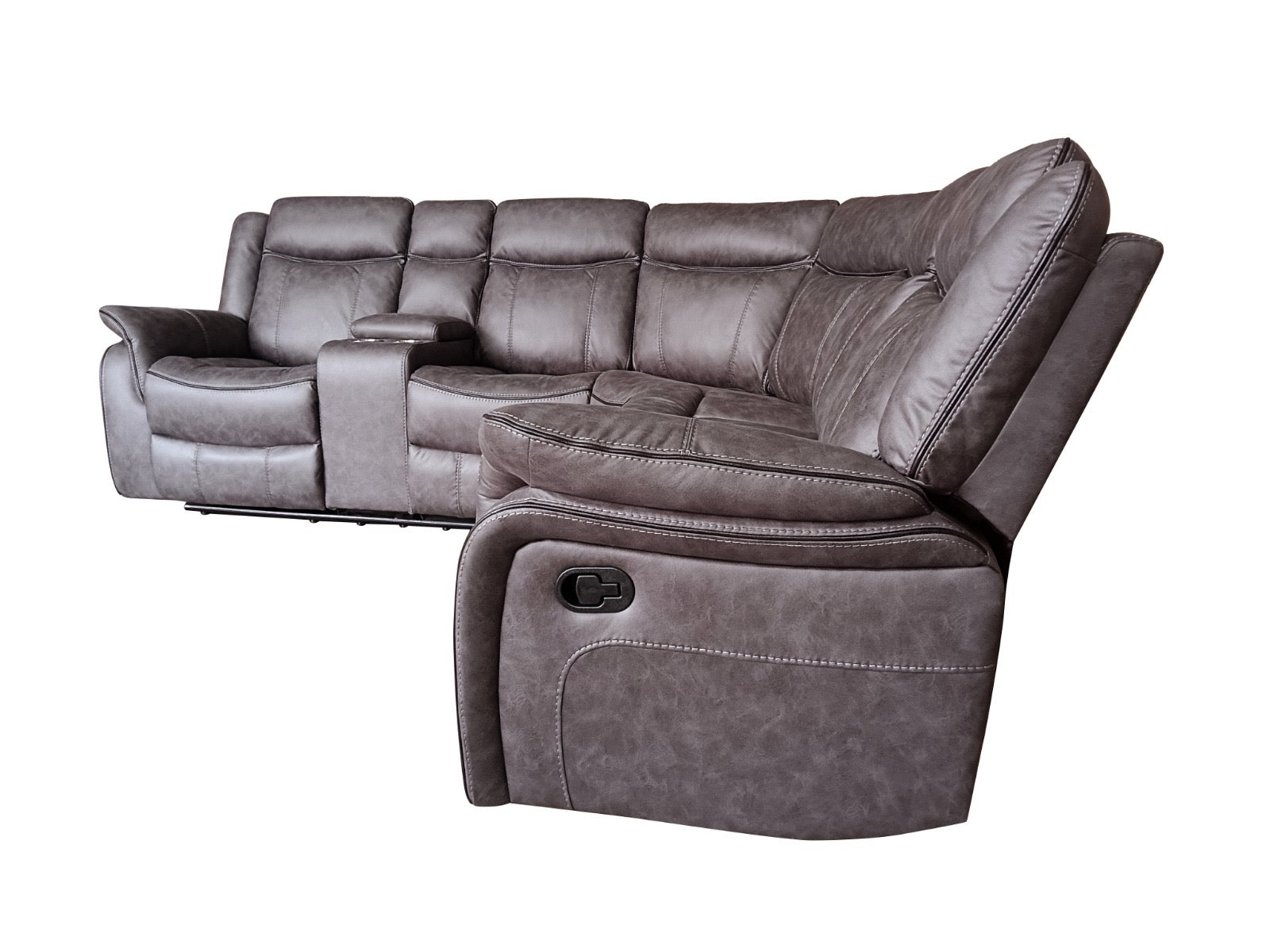 Bruno Espresso Colour Fabric Corner Sofa Range