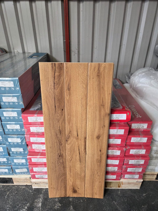 Rome Oak 12mm High Gloss Laminated Flooring