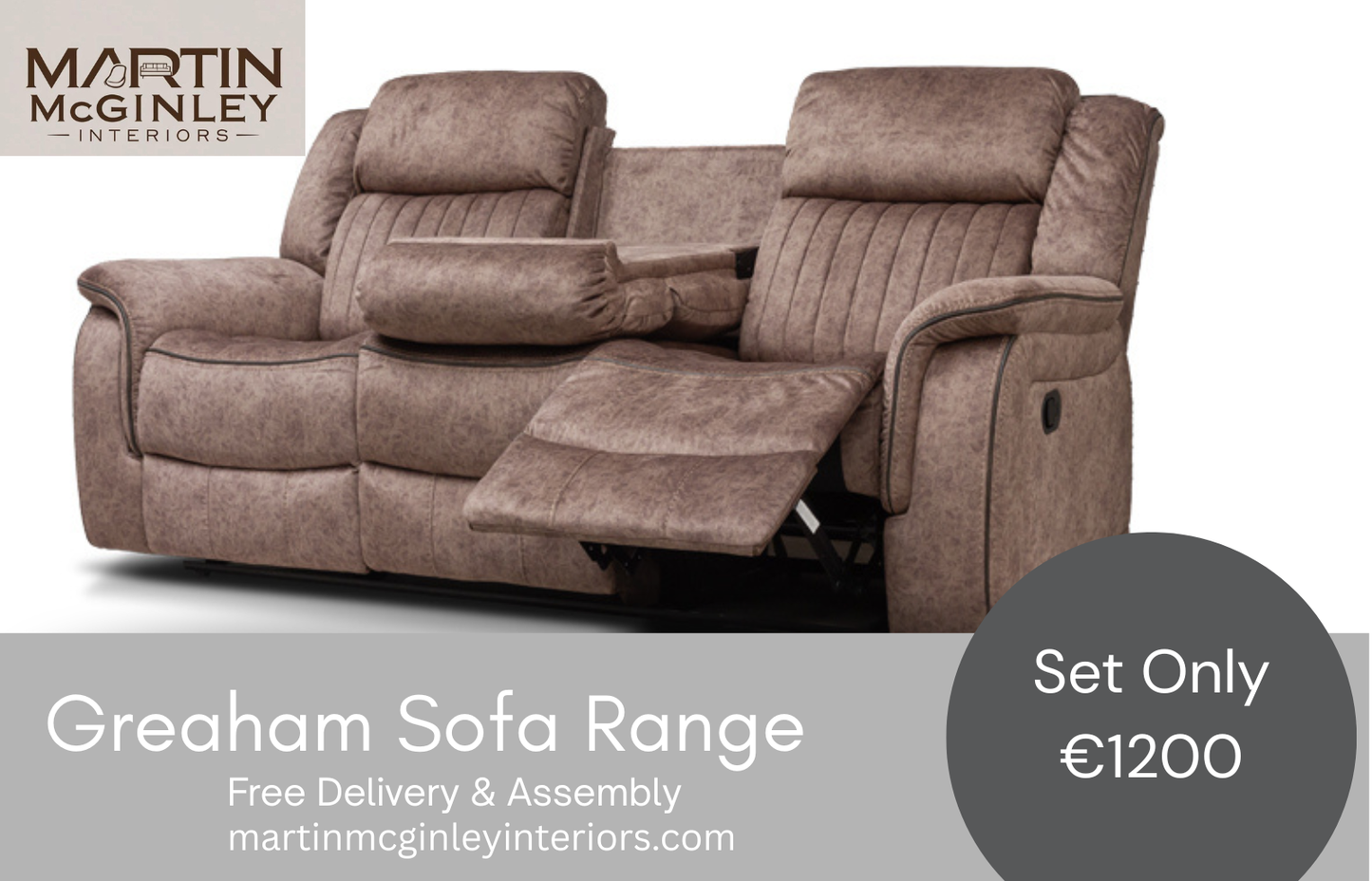 Gresham Sofa Range 3+1+1 Sand