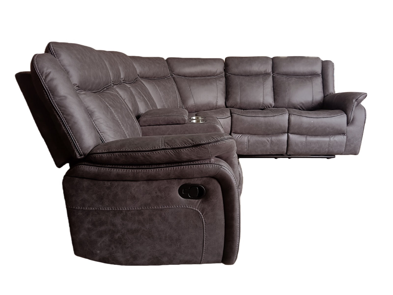 Bruno Espresso Colour Fabric Corner Sofa Range