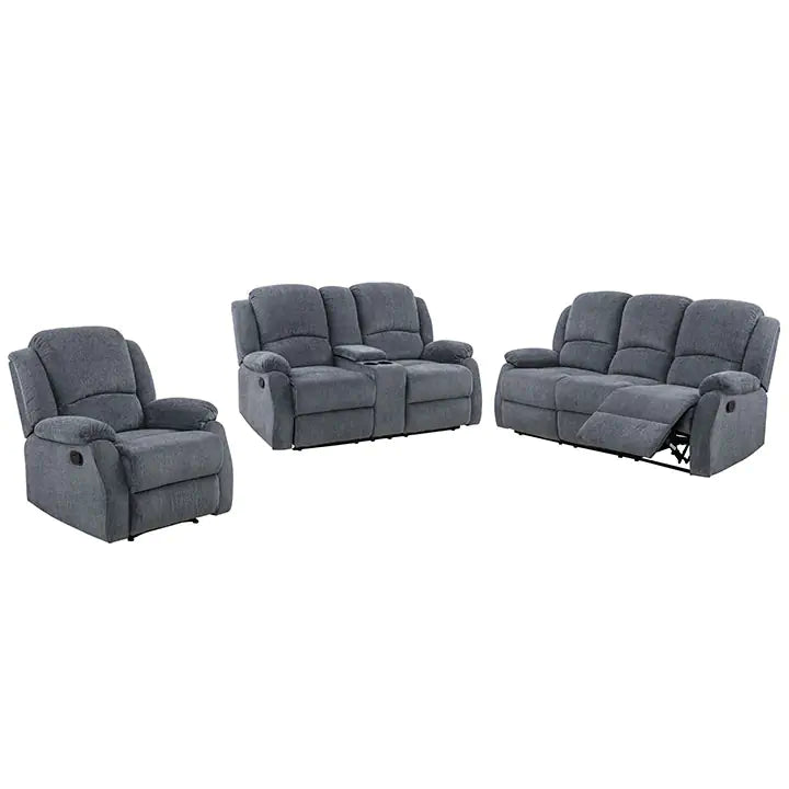 Sofia Sofa Range 3+2+1 Grey Fabric