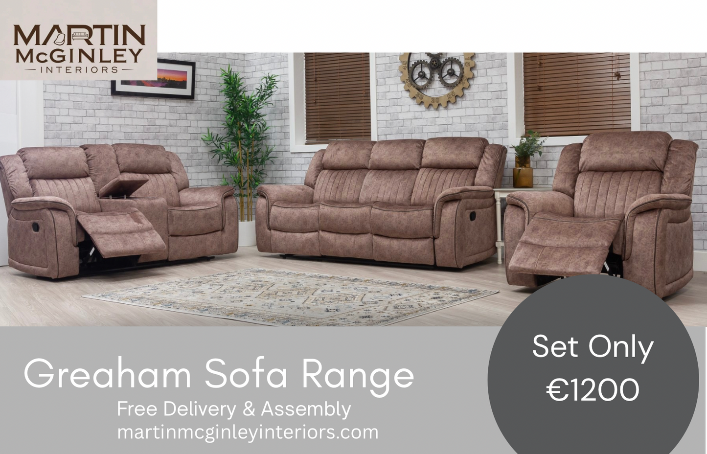 Gresham Sofa Range 3+1+1 Sand