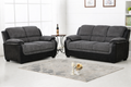 Tara Corduroy Fabric Sofa Sets 3+2 Grey