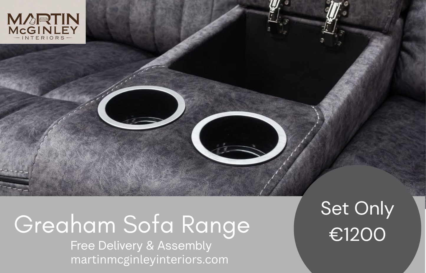 Gresham Sofa Range Corner Grey