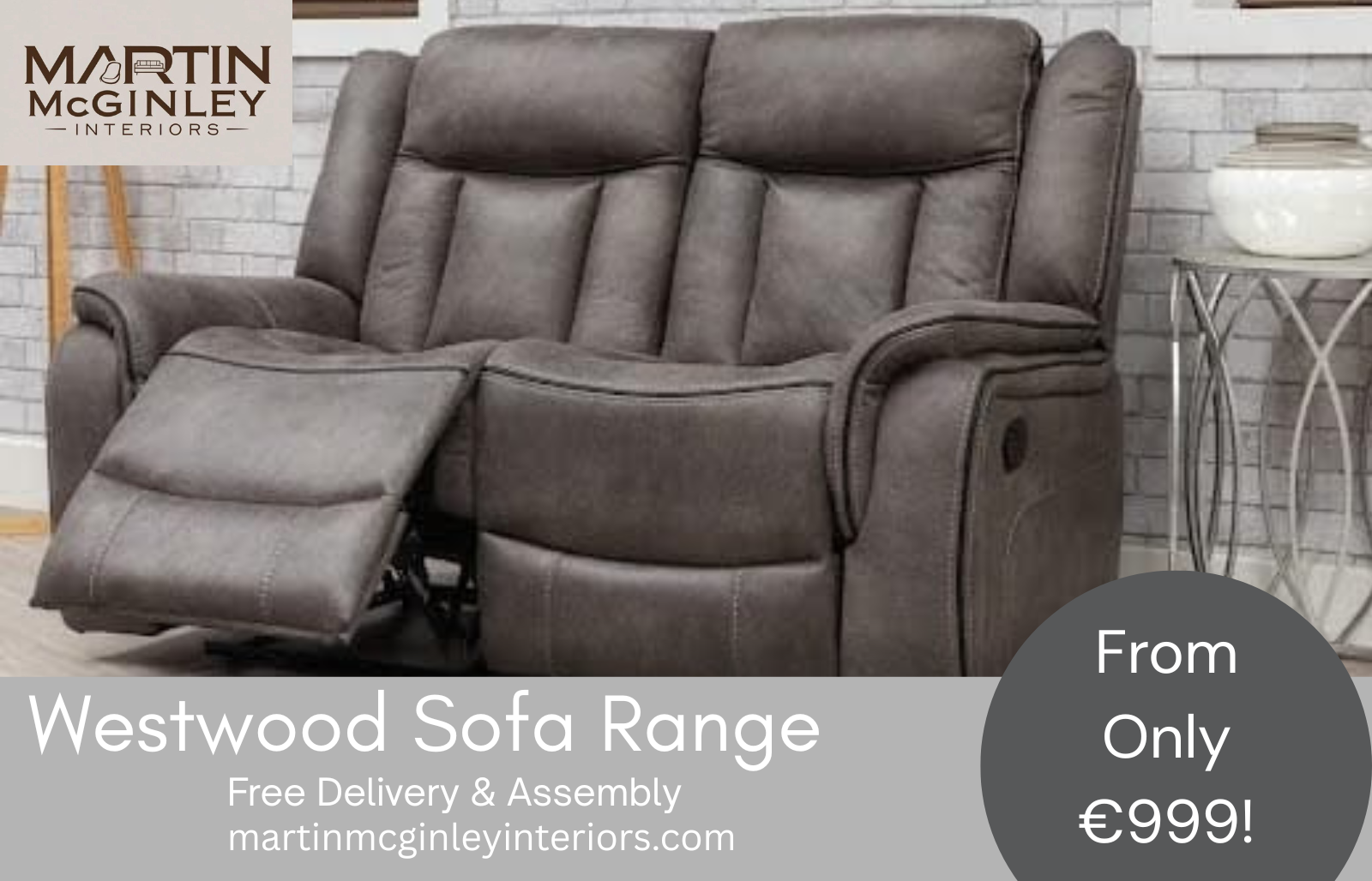 Westwood Sofa Range 3+2 Grey