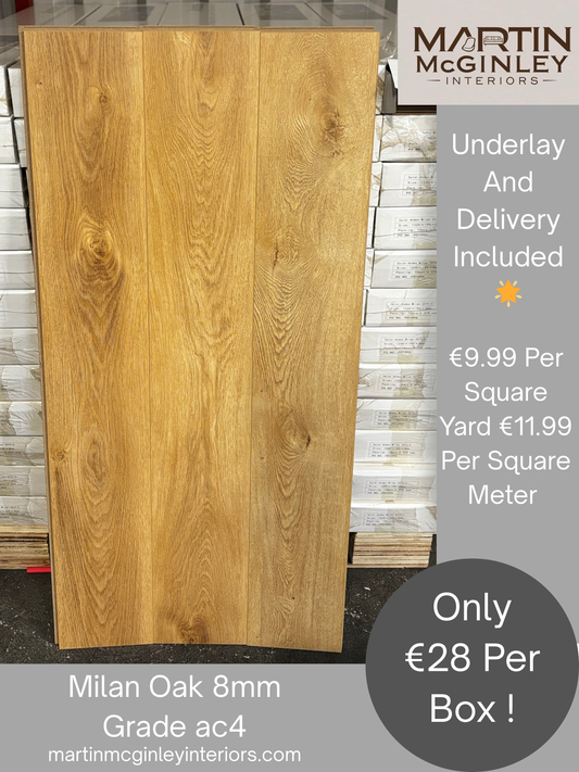 Milan Laminated Flooring 8mm