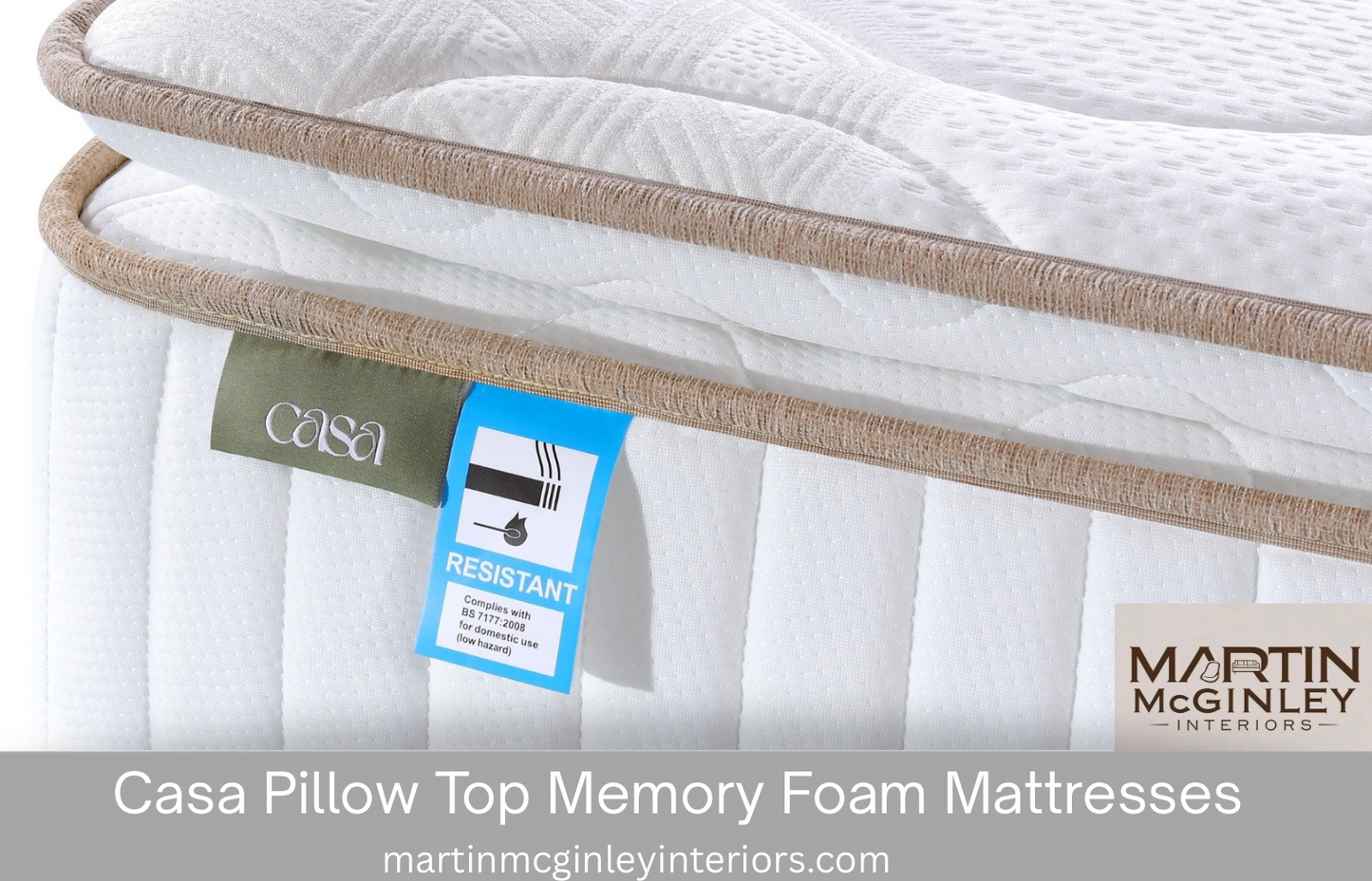 Casa Pillow Top Memory Foam Mattresses