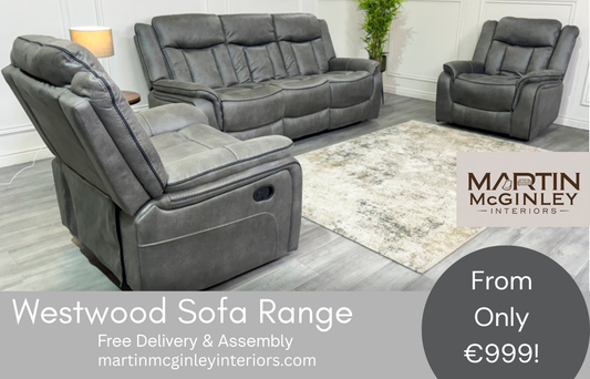 Westwood Sofa Range 3+1+1 Grey
