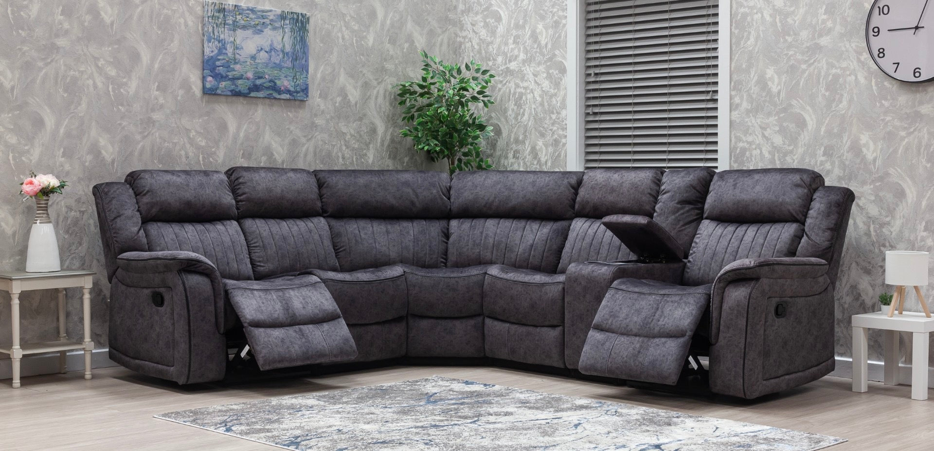 Gresham Sofa Range Corner Grey