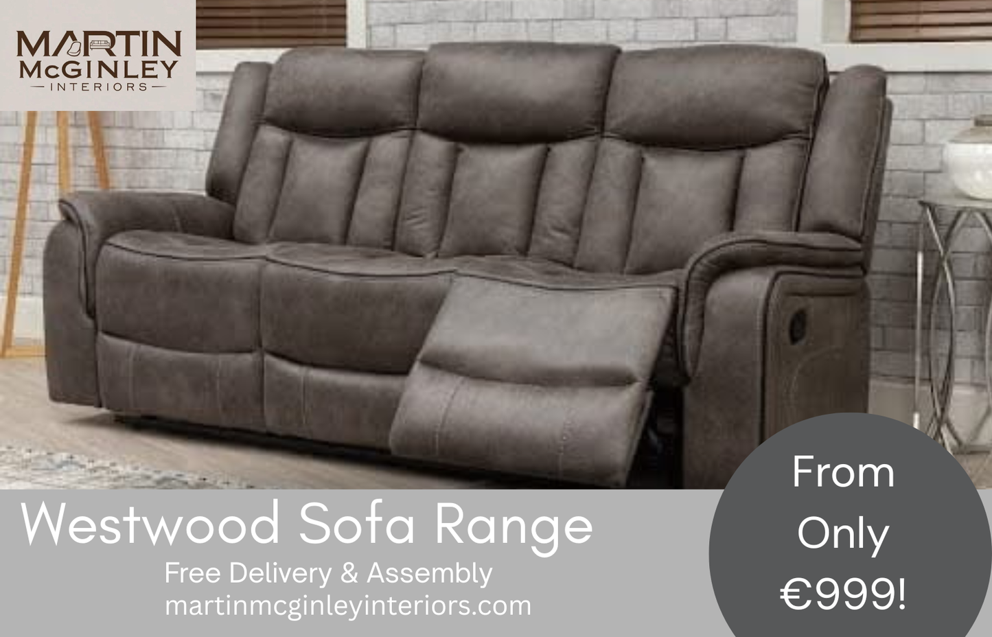 Westwood Sofa Range 3+2 Grey