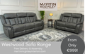 Westwood Sofa Range 3+2 Grey