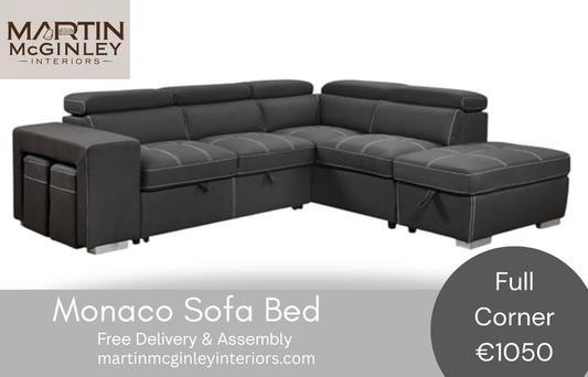 Monaco Sofa Bed Corner Sofa Range Grey