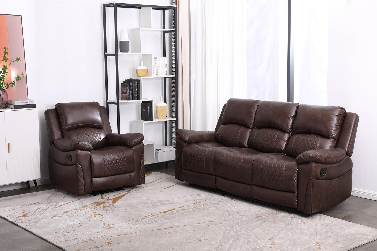 Nando Suede Fabric Brown