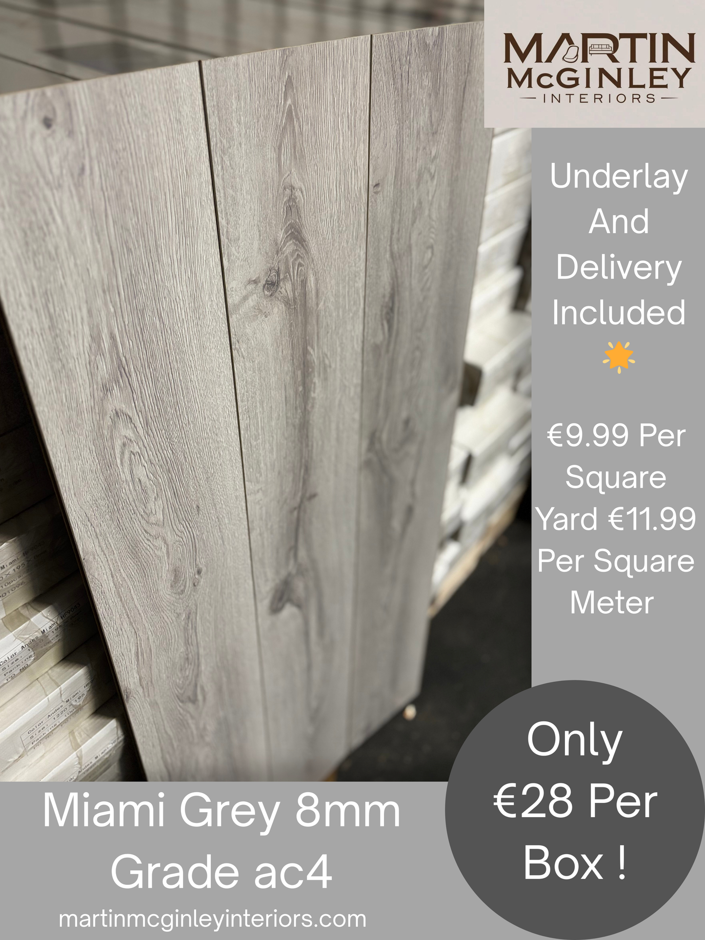 Miami Laminated Flooring 8mm