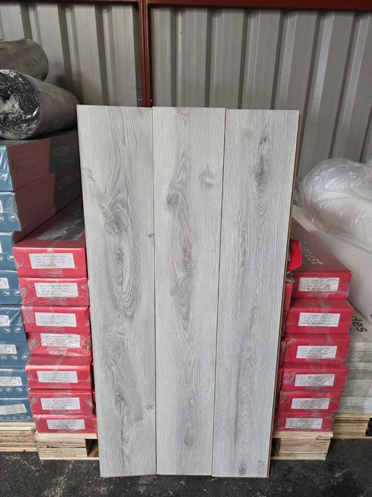 Miami Grey 12mm Laminated Flooring