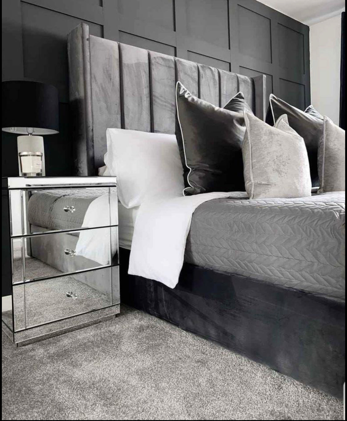 Indiana Wingback Frame Beds