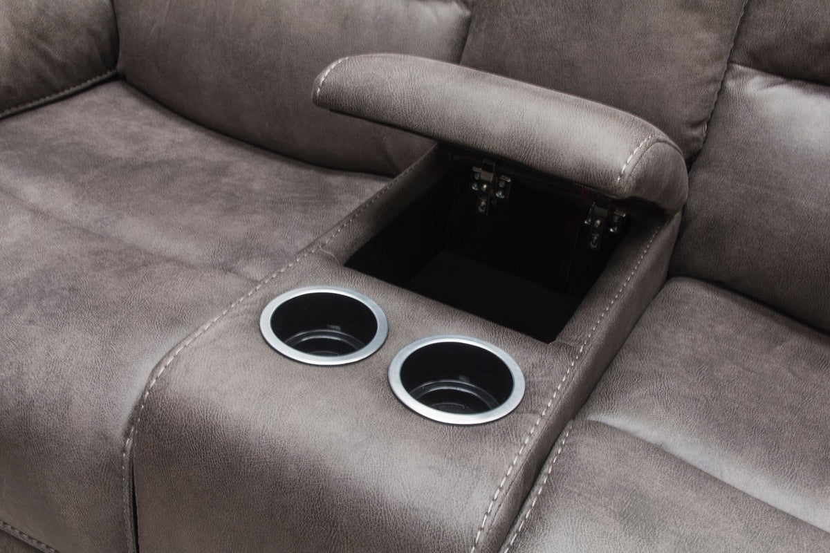 Oxford Sofa Range Grey Suede Fabric