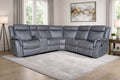 Bruno Grey Fabric Corner Sofa Range