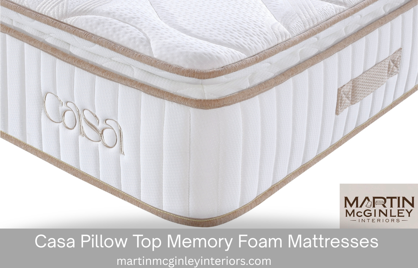Casa Pillow Top Memory Foam Mattresses