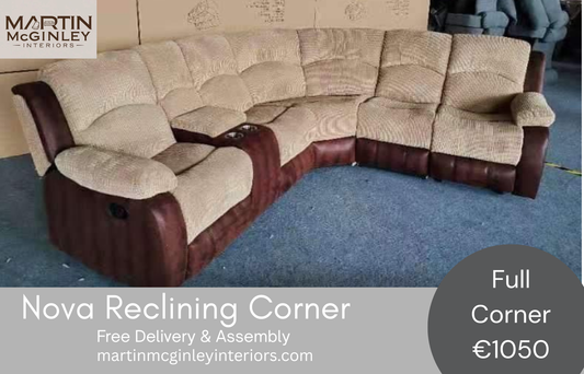 Nova Corner Sofa Range Cream