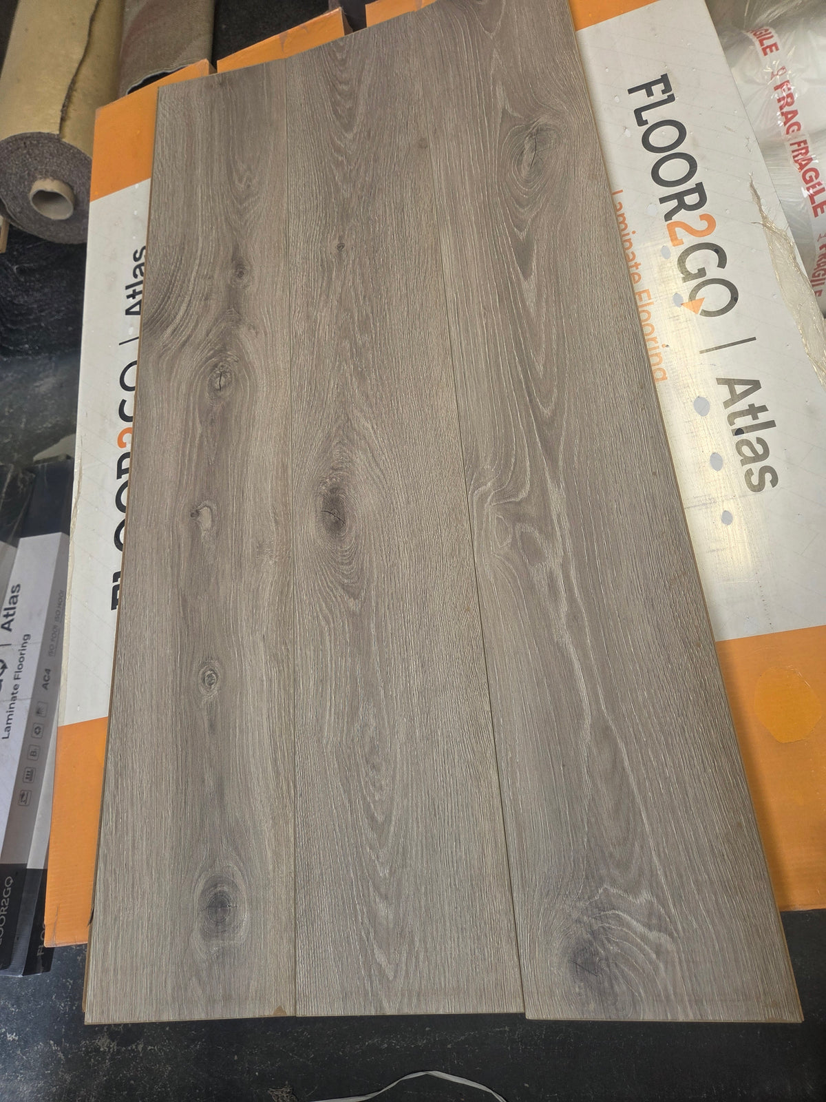 Daverport Grey Laminated Flooring 8mm