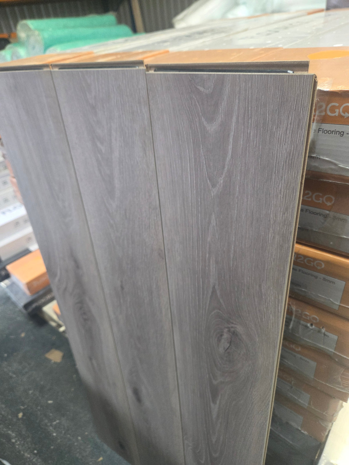 Daverport Grey Laminated Flooring 8mm