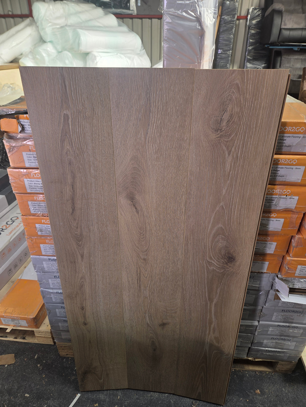 Slaney Beige Laminated Flooring 8mm