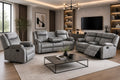 Richmond Sofa Range 3+2 Grey Fabric